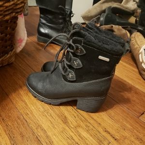 EW black 6.5 warm lined waterproof boot